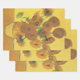 Vincent van Gogh - Vasen mit fünfzehn Sonnenblumen Geschenkpapier Set