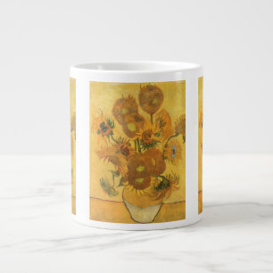 Vincent van Gogh - Vasen mit fünfzehn Sonnenblumen Jumbo-Tasse
