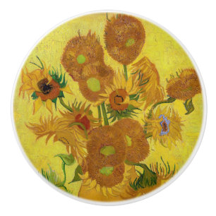 Vincent van Gogh - Vasen mit fünfzehn Sonnenblumen Keramikknauf