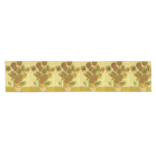 Vincent van Gogh - Vasen mit fünfzehn Sonnenblumen Kurzer Tischläufer