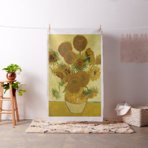 Vincent van Gogh - Vasen mit fünfzehn Sonnenblumen Stoff