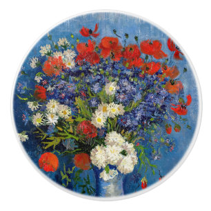 Vincent van Gogh - Vasen mit Kornblumen und Mohn Keramikknauf