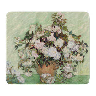 Vincent Van Gogh Vasen Mit Rosa Rosen Florale Kuns Schneidebrett