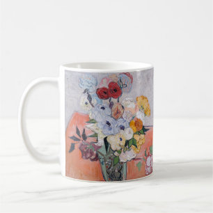 Vincent van Gogh - Vasen mit Rosen & Anemonen Kaffeetasse