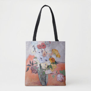 Vincent van Gogh - Vasen mit Rosen und Anemonen Tasche
