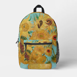 Vincent Van Gogh - Vasen mit zwölf Sonnenblumen Bedruckter Rucksack