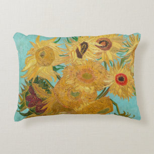 Vincent Van Gogh - Vasen mit zwölf Sonnenblumen Dekokissen