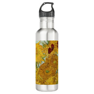 Vincent Van Gogh - Vasen mit zwölf Sonnenblumen Edelstahlflasche