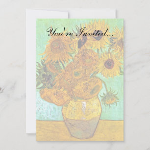 Vincent Van Gogh - Vasen mit zwölf Sonnenblumen Einladung