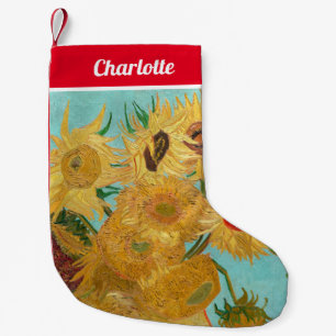 Vincent Van Gogh - Vasen mit zwölf Sonnenblumen Kleiner Weihnachtsstrumpf