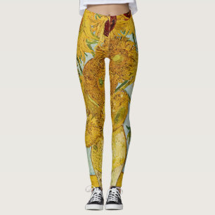 Vincent Van Gogh - Vasen mit zwölf Sonnenblumen Leggings