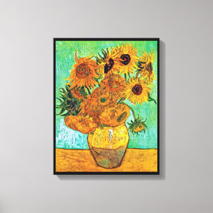 Vincent Van Gogh - Vasen mit zwölf Sonnenblumen Leinwanddruck