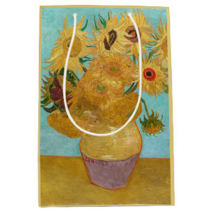 Vincent Van Gogh - Vasen mit zwölf Sonnenblumen Mittlere Geschenktüte