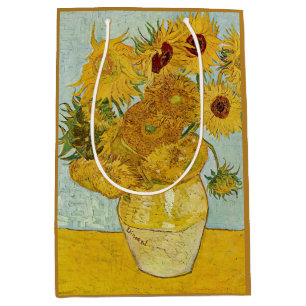 Vincent Van Gogh - Vasen mit zwölf Sonnenblumen Mittlere Geschenktüte