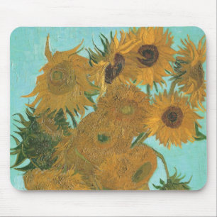 Vincent van Gogh - Vasen mit zwölf Sonnenblumen Mousepad