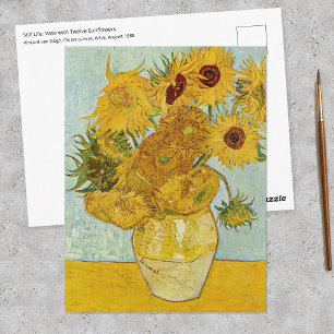 Vincent Van Gogh - Vasen mit zwölf Sonnenblumen Postkarte
