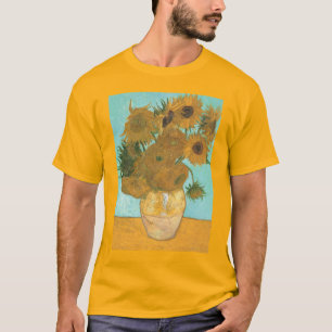 Vincent van Gogh - Vasen mit zwölf Sonnenblumen T-Shirt
