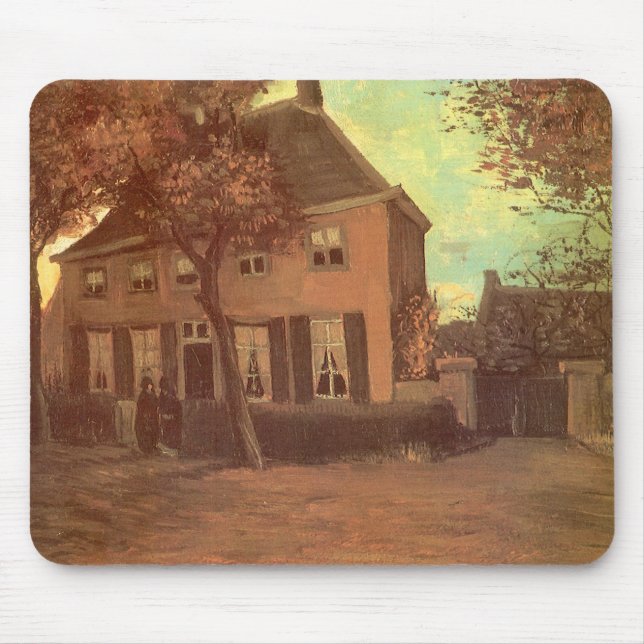 Vincent van Gogh - Vicarage in Nuenen Mousepad (Vorne)