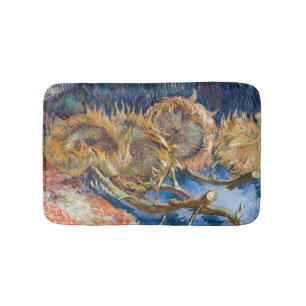 Vincent van Gogh - Vier geschnittene Sonnenblumen Badematte