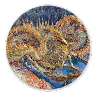 Vincent van Gogh - Vier geschnittene Sonnenblumen Keramikknauf