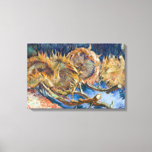 Vincent van Gogh - Vier geschnittene Sonnenblumen Leinwanddruck