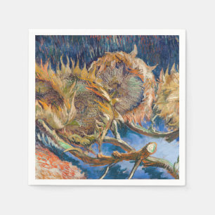 Vincent van Gogh - Vier geschnittene Sonnenblumen Serviette