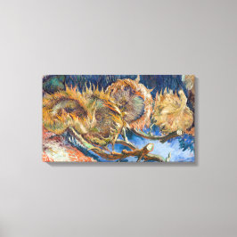 Vincent van Gogh - Vier Schnittblumen Leinwanddruck