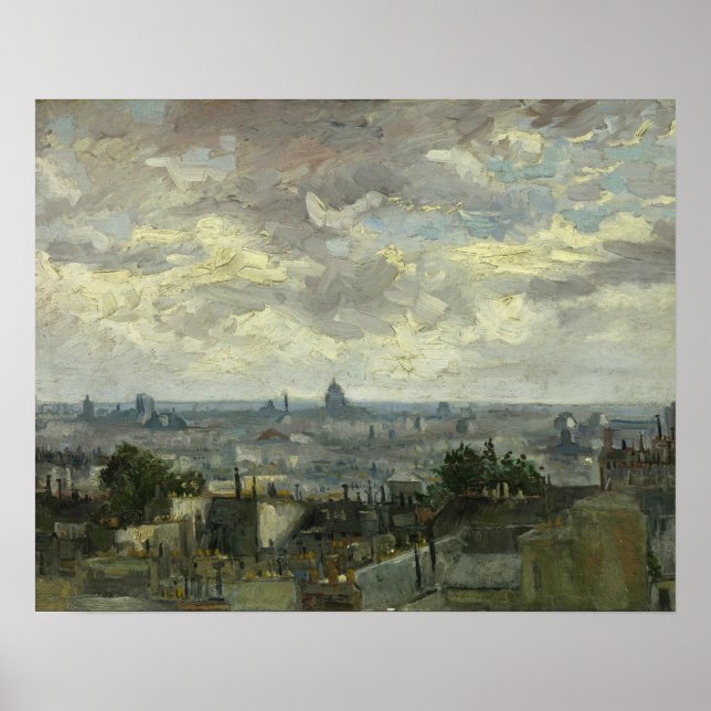 Vincent van Gogh - View of Paris Poster (Vorne)