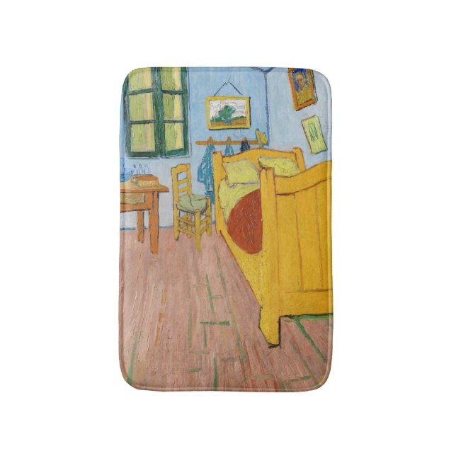 Vincent Van Gogh - Vincent's Bedroom in Arles Badematte (Vorderseite Vertikal)