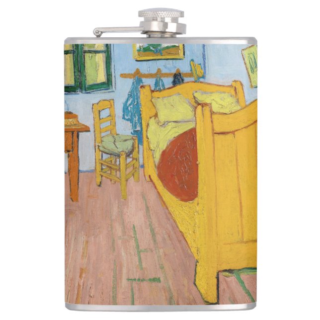 Vincent Van Gogh - Vincent's Bedroom in Arles Flachmann (Vorderseite)