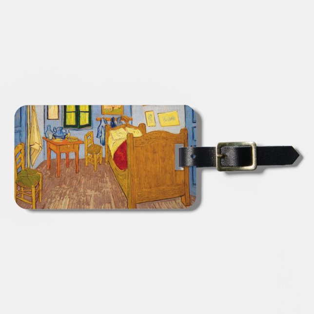 Vincent van Gogh - Vincent's Bedroom in Arles Gepäckanhänger (Vorderseite horizontal)