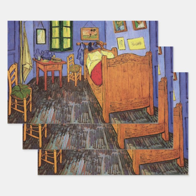 Vincent van Gogh - Vincent's Bedroom in Arles Geschenkpapier Set (Set)
