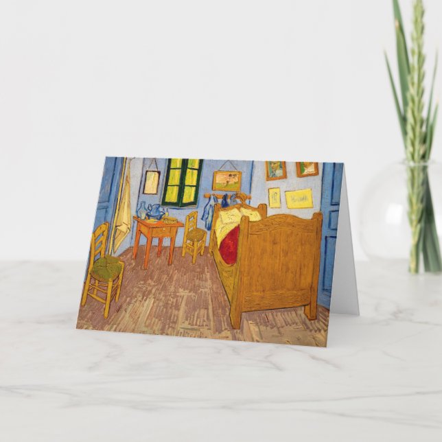 Vincent van Gogh - Vincent's Bedroom in Arles Karte (Vorderseite)