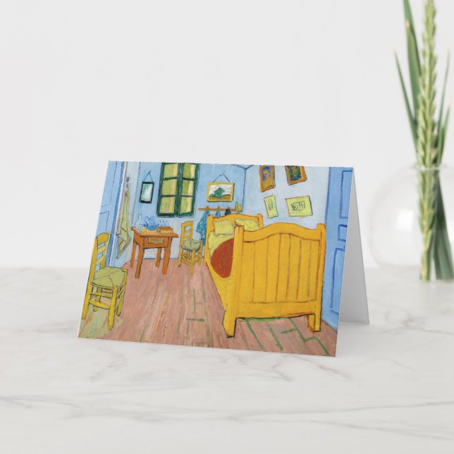 Vincent Van Gogh - Vincent's Bedroom in Arles Karte (Vorderseite)