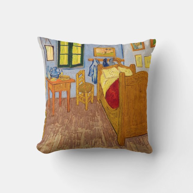 Vincent van Gogh - Vincent's Bedroom in Arles Kissen (Vorderseite)
