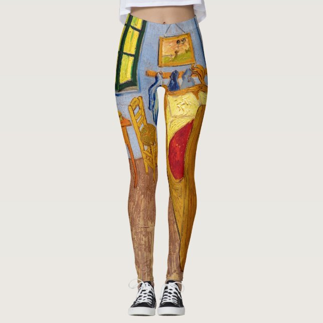 Vincent van Gogh - Vincent's Bedroom in Arles Leggings (Vorderseite)