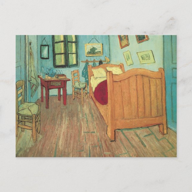 Vincent van Gogh - Vincent's Bedroom in Arles Postkarte (Vorderseite)