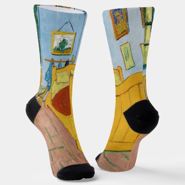 Vincent Van Gogh - Vincent's Bedroom in Arles Socken (Gewinkelt)
