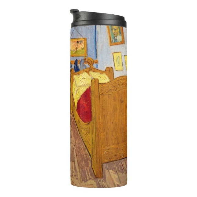 Vincent van Gogh - Vincent's Bedroom in Arles Thermosbecher (Nach rechts gedreht)