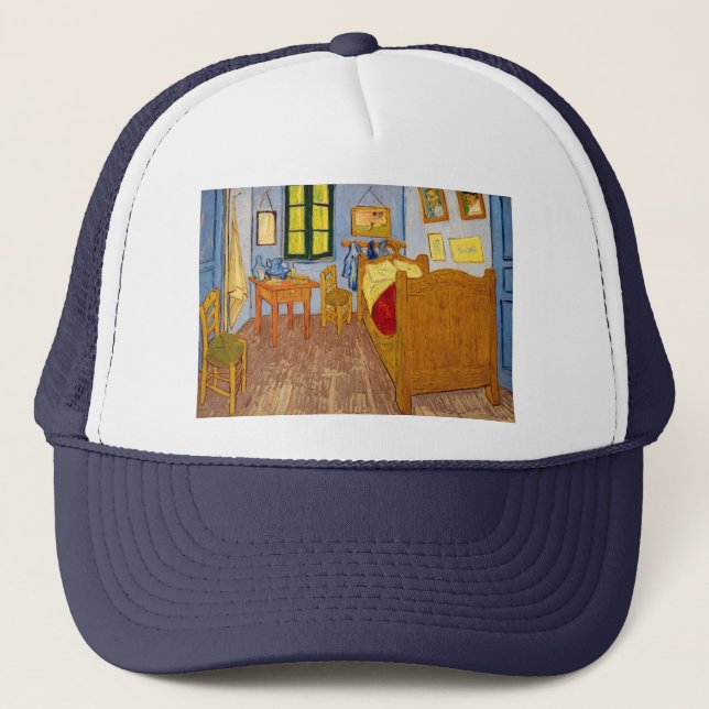 Vincent van Gogh - Vincent's Bedroom in Arles Truckerkappe (Vorderseite)