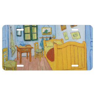 Vincent Van Gogh - Vincent's Bedroom in Arles US Nummernschild