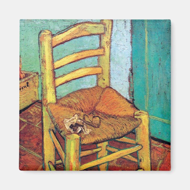 Vincent Van Gogh - Vincent's Chair With Pipe Magnet (Vorne)