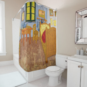 Vincent van Gogh - Vincents Schlafzimmer in Arles Duschvorhang