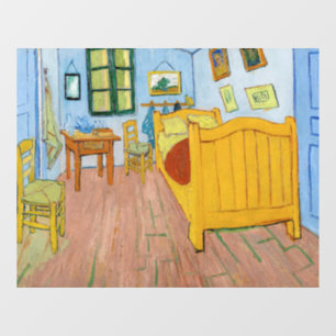 Vincent Van Gogh - Vincents Schlafzimmer in Arles Fensteraufkleber