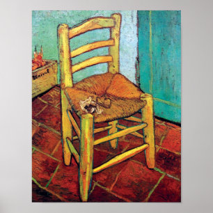 Vincent Van Gogh - Vincents Stuhl mit Pfeife Poster
