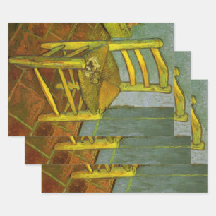 Vincent van Gogh - Vincents Stuhl mit seiner Pfeif Geschenkpapier Set