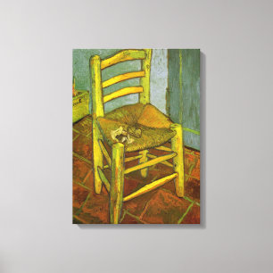 Vincent van Gogh - Vincents Stuhl mit seiner Pfeif Leinwanddruck
