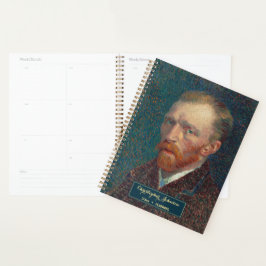 Vincent Van Gogh Vintag Art Gold Mit Monogramm 202 Planer