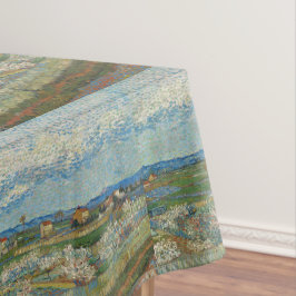 Vincent Van Gogh Vintage Pfirsichbäume in Blüte Tischdecke