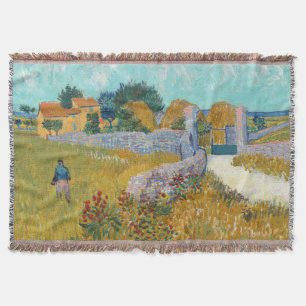Vincent Van Gogh Vintages Bauernhaus in der Proven Decke